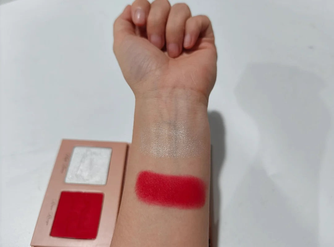 CHROMES & ROSES CASETTE TAPE BLUSH/HIGHLIGHT DUO