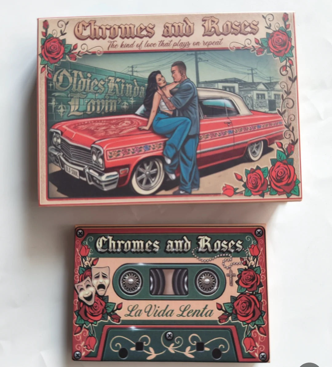 CHROMES & ROSES CASETTE TAPE BLUSH/HIGHLIGHT DUO